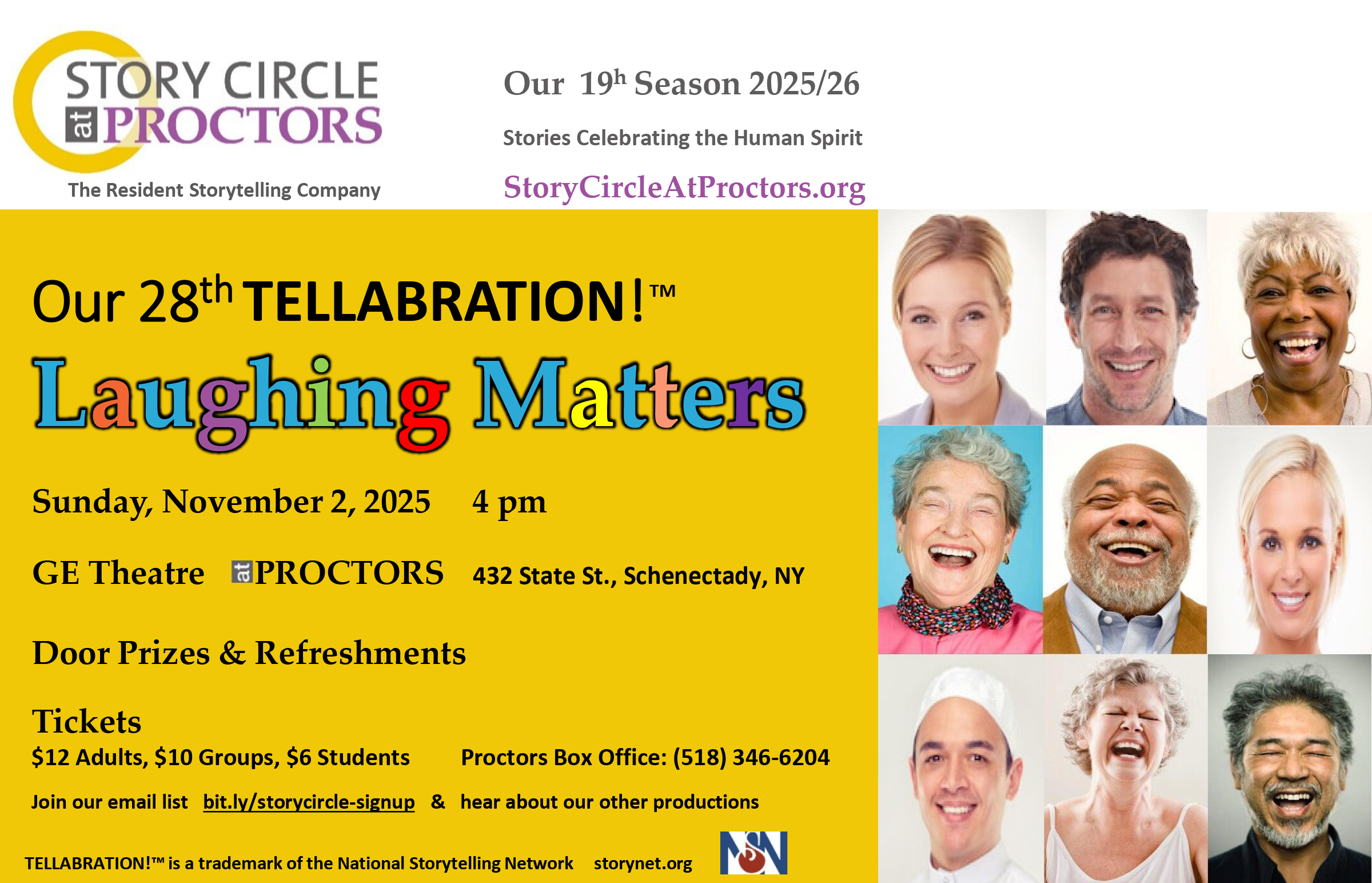Image of Tellabration 2025 flyer